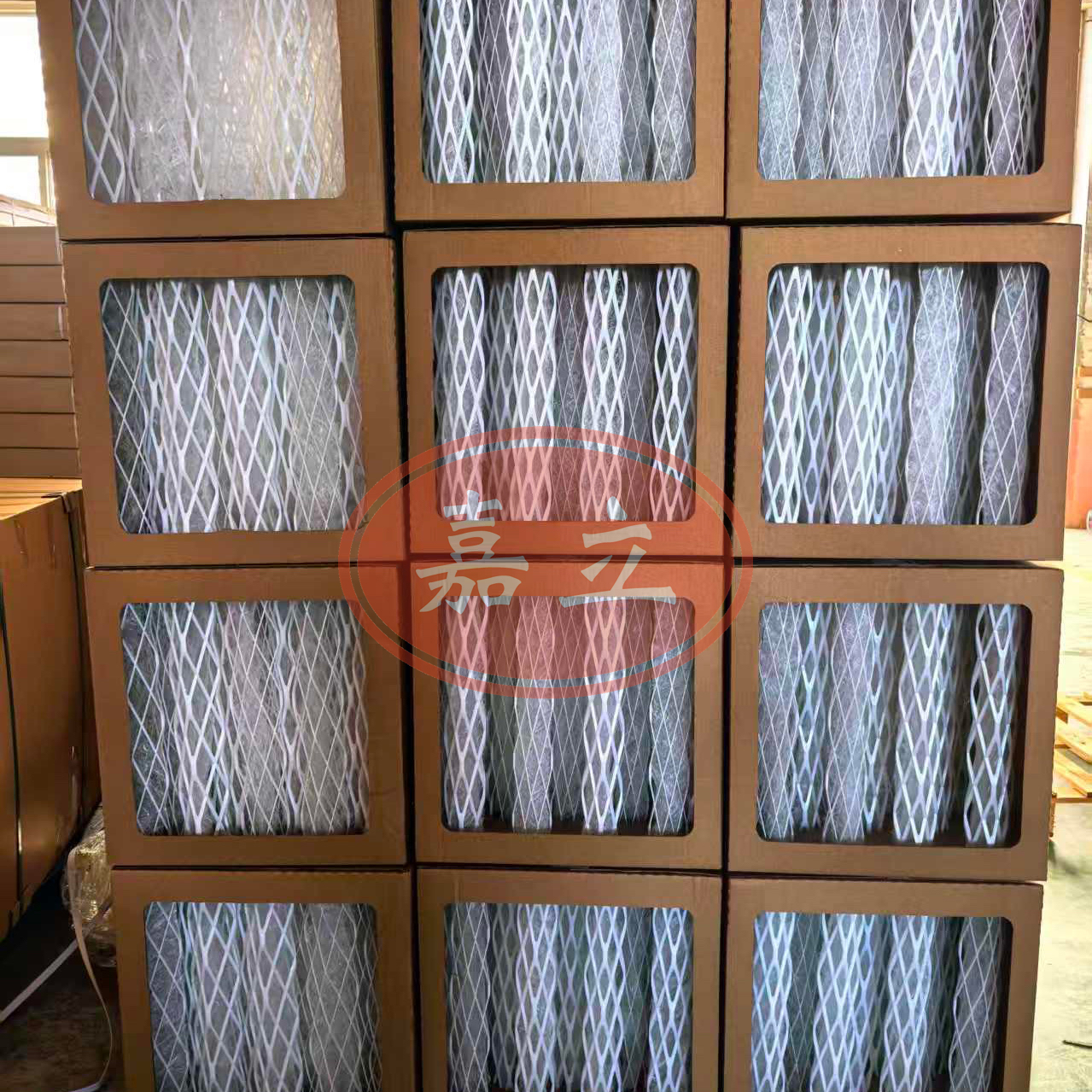 定兴3D柱型漆雾过滤收集器